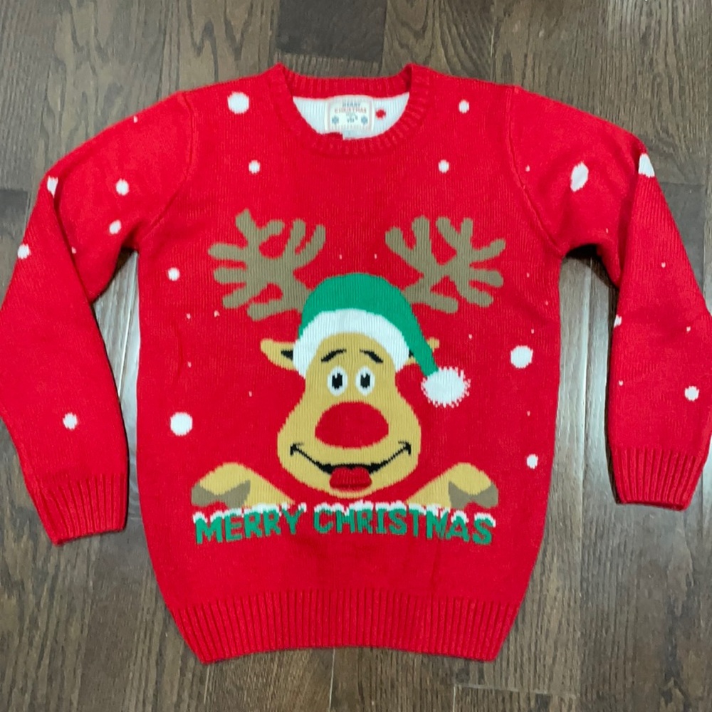 Red Christmas Ugly Sweater